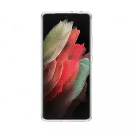 Чехол Samsung Clear Cover для Galaxy S21 Ultra, полиуретан, прозрачный