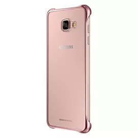 Чехол Samsung Clear Cover полиуретан, цвет розовое золото, для Galaxy A7