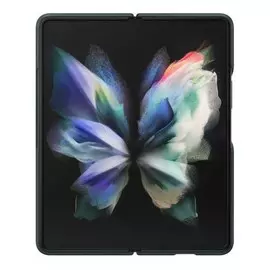 Чехол Samsung для Galaxy Z Fold3, кожа, зелёный