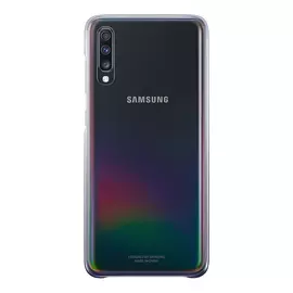 Чехол Samsung Gradation Cover для Galaxy A70 (2019), пластик, чёрный