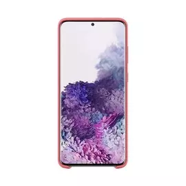 Чехол Samsung Kvadrat Cover полиуретан, цвет красный, для Galaxy S20+