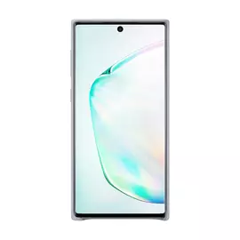 Чехол Samsung Leather Cover для Galaxy Note10 серый, кожа