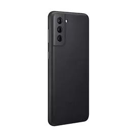 Чехол Samsung Leather Cover для Galaxy S21+, чёрный