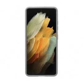 Чехол Samsung Protective Standing для Galaxy S21 Ultra, полиуретан, серый