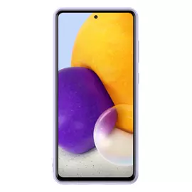 Чехол Samsung Silicone Cover для Galaxy A72, силикон, фиолетовый