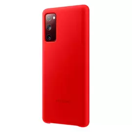 Чехол Samsung Silicone Cover для Galaxy S20 FE, силикон, красный