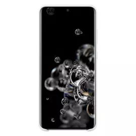 Чехол Samsung Silicone Cover для Galaxy S20 Ultra, силикон, белый