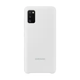 Чехол Samsung Silicone Cover для Galaxy A41, силикон, белый