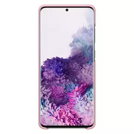 Чехол Samsung Smart LED Cover для Galaxy S20+, пластик, розовый