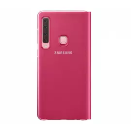 Чехол Samsung Wallet Cover пластик, цвет розовый, для Galaxy A9