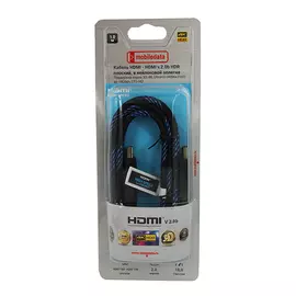 Кабель Mobiledata HDMI/HDMI 1м, черный-синий