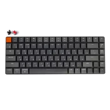 Клавиатура Keychron K3, RGB подсветка, Red Switch, тёмно-серый