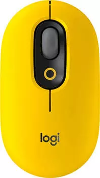 Мышь Logitech POP Mouse, беспроводная, желтый