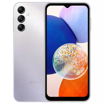 Смартфон Samsung Galaxy A14 64Gb, серебристый (РСТ)