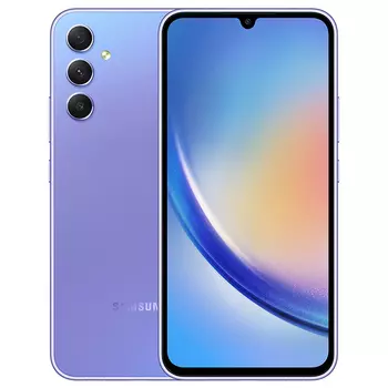 Смартфон Samsung Galaxy A34 5G 128Gb, лавандовый (РСТ)