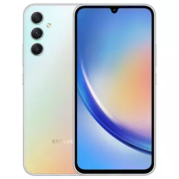 Смартфон Samsung Galaxy A34 5G 256Gb, серебристый (РСТ)