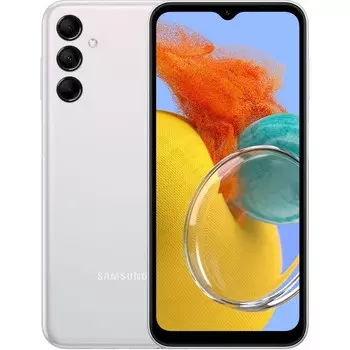 Смартфон Samsung Galaxy M14 64Gb, серебристый (РСТ)