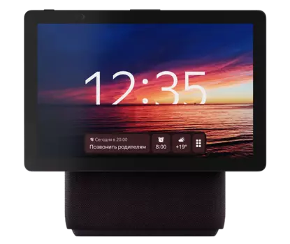 Умная колонка Яндекс Станция Дуо Макс с Алисой, с Zigbee, 60 Вт черный