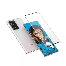 Защитное стекло BlueO 3D Curved Full cover для Galaxy Note20 Ultra, черная рамка