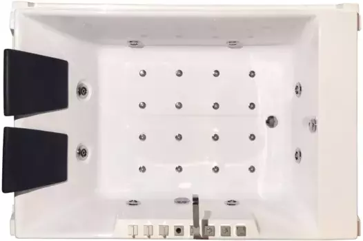 Акриловая гидромассажная ванна 184,5x122 см Royal Bath Triumph De Luxe RB665100DL