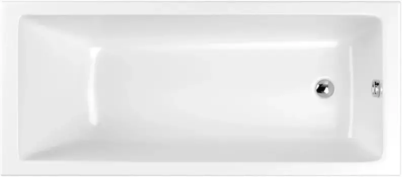 Акриловая ванна 159,5x70 см Whitecross Wave 0101.160070.100