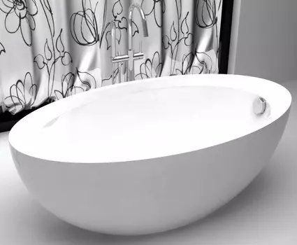 Акриловая ванна 160х85 см Abber AB9217