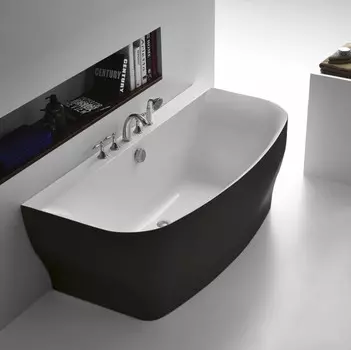 Акриловая ванна 165х78 см BelBagno BB74-NERO