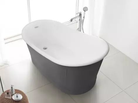 Акриловая ванна 167,6х90 см BelBagno BB32-CF36