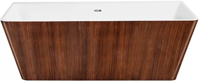 Акриловая ванна 168х80 см Lagard Vela Brown Wood lgd-vla-bw