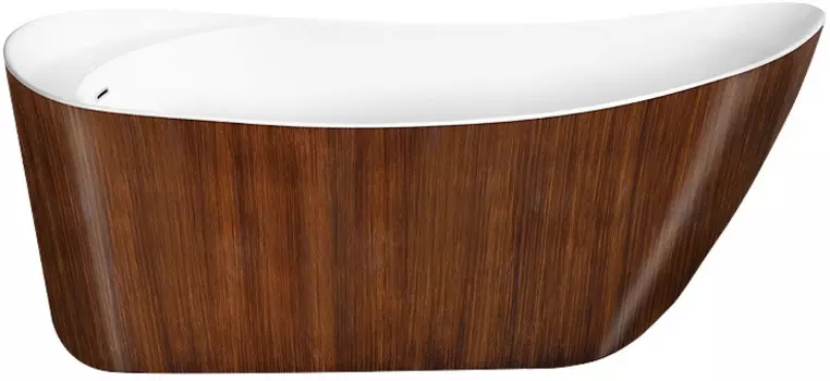 Акриловая ванна 170х76 см Lagard Minoti Brown Wood lgd-mnt-bw
