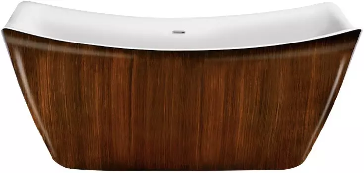 Акриловая ванна 170х78 см Lagard Meda Brown Wood lgd-mda-bw