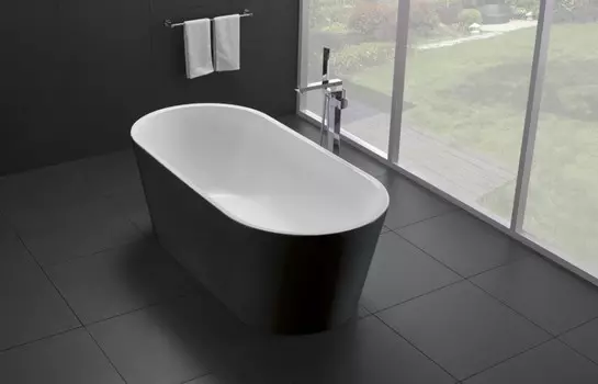 Акриловая ванна 170x80 см BelBagno BB71-1700-NERO-W0