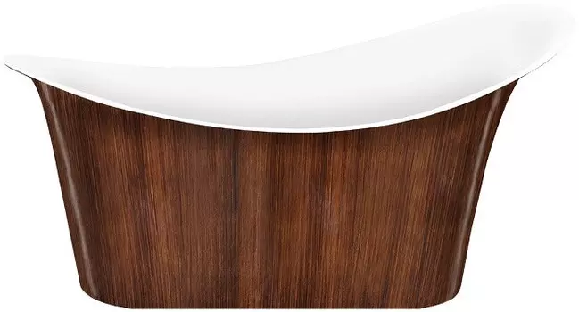 Акриловая ванна 175х82,5 см Lagard Tiffany Brown Wood lgd-tf-bw