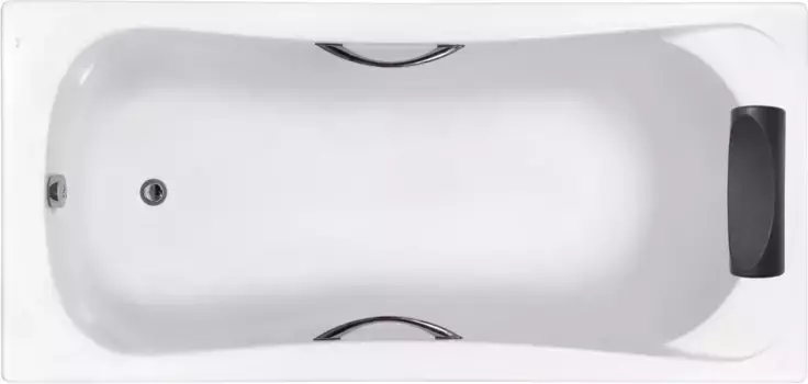 Акриловая ванна 180x80 см с отверстиями для ручек Roca BeCool ZRU9302782