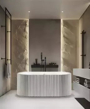 Акриловая ванна Ceruttispa Ceza's CT9330 170x77 см, отдельностоящая, белый