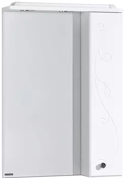 Зеркальный шкаф 60х85 см белый глянец R Акватон Лиана 1A162702LL01R