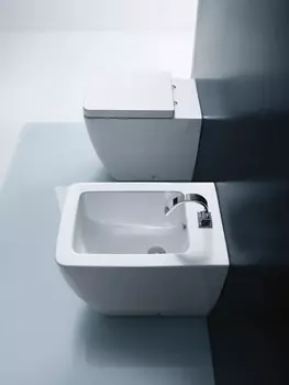 Биде напольное без ободка Kerasan Ego 322001*1