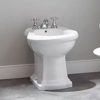 Биде напольное без ободка Kerasan Retro 102001*3