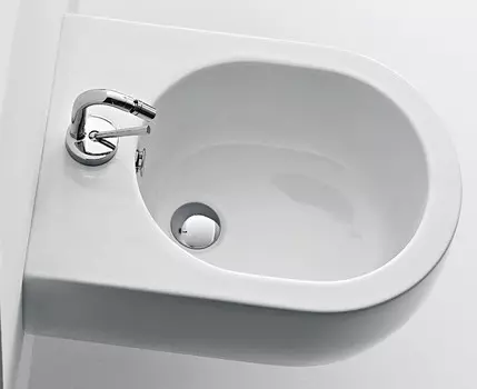 Биде подвесное без ободка Kerasan Flo 312501*1