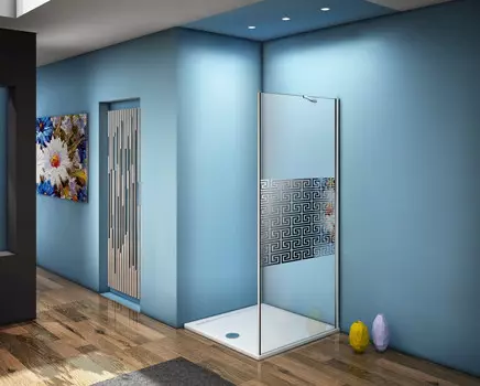 Боковая стенка 80 см Good Door Fantasy SP-80-F-CH прозрачный с рисунком