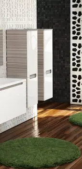 Боковой пенал espresso/белый Ravak SB-350 Classic L X000000434