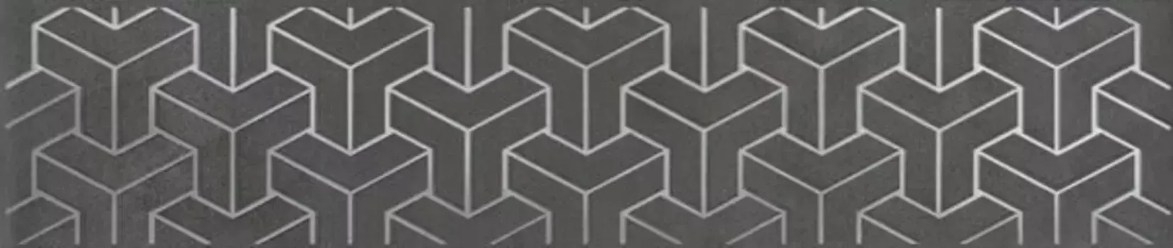 Бордюр AD/D569/6400 Ломбардиа антрацит 25*5.4