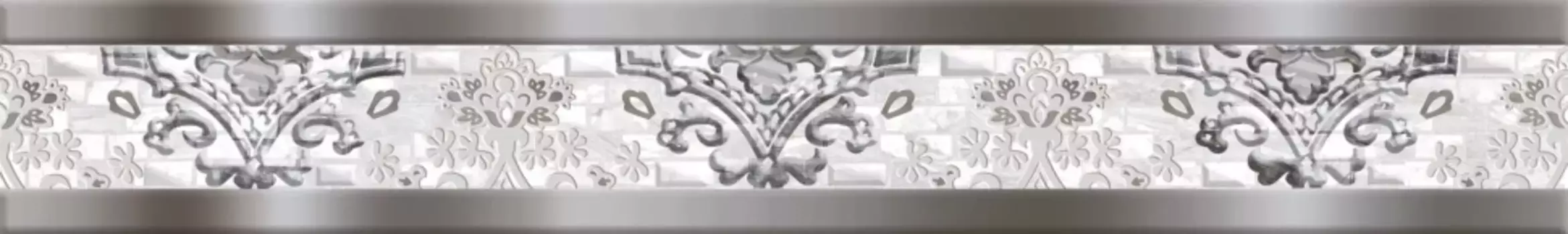 Бордюр Axima Венеция G серая 9x60