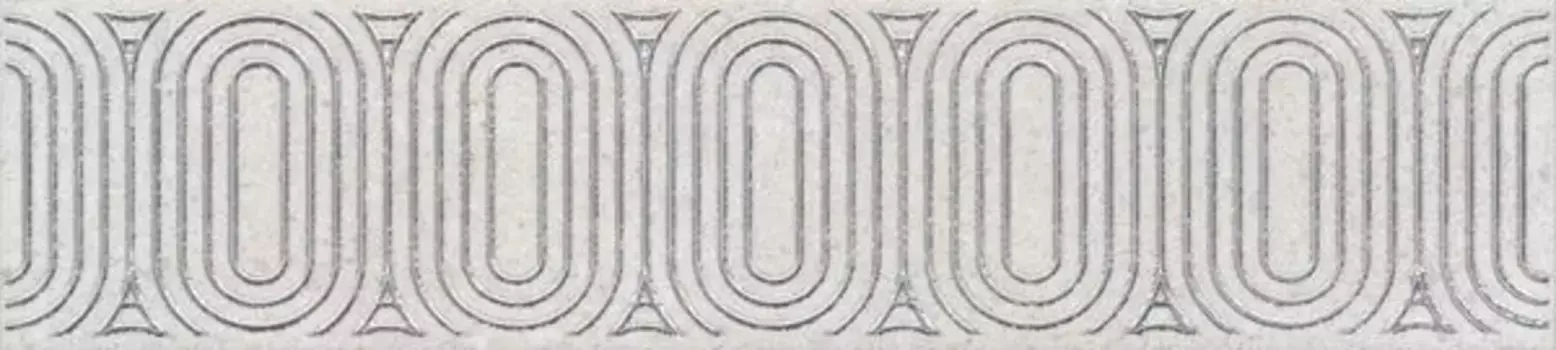 Бордюр Безана серый светлый обрезной 25*5.5