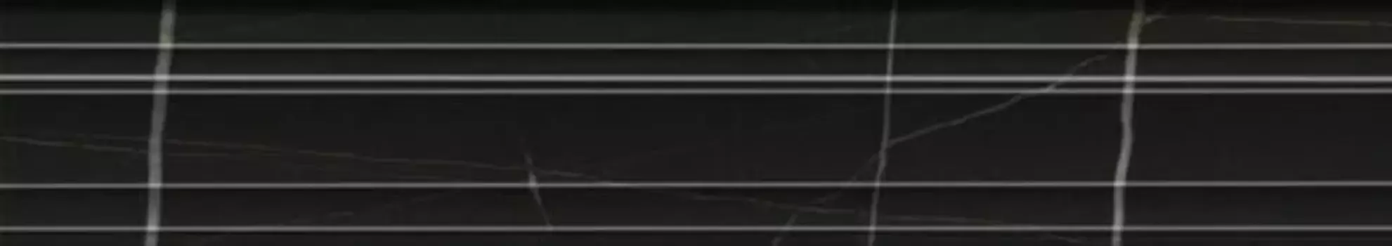 Бордюр BLF002R Багет Греппи черный 40*7.3