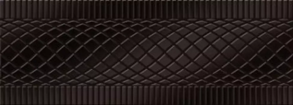 Бордюр Golden Tile Дамаско коричневый 9х25