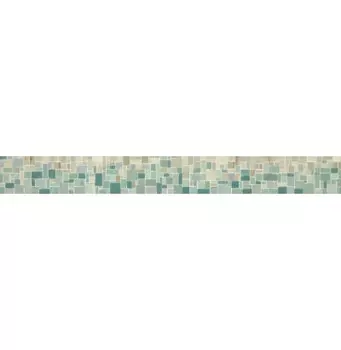 Бордюр Gracia Ceramica Capri turguoise бирюзовый 01 6.5х60