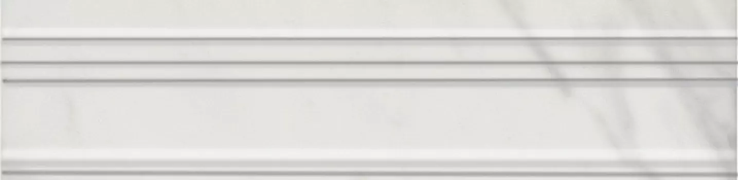 Бордюр Kerama Marazzi Алькала Багет BLB038 белый