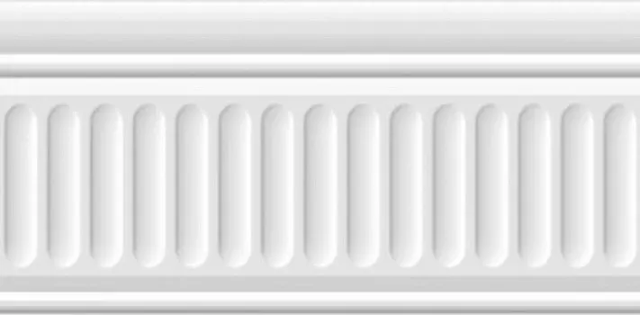 Бордюр Kerama Marazzi Бланше белый структурированный 9,9x20