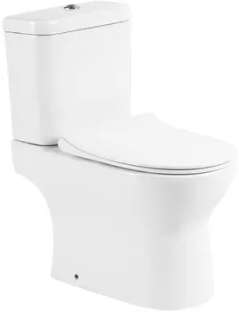 Чаша напольного безободкового унитаза BelBagno Steam BB130CPR